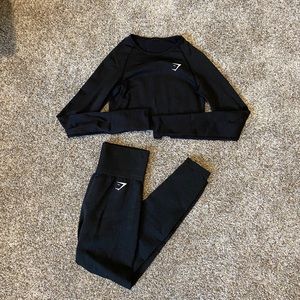 Gymshark Black Vital Seamless Set